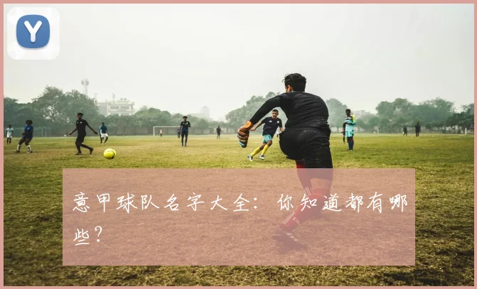 意甲球队名字大全：你知道都有哪些？